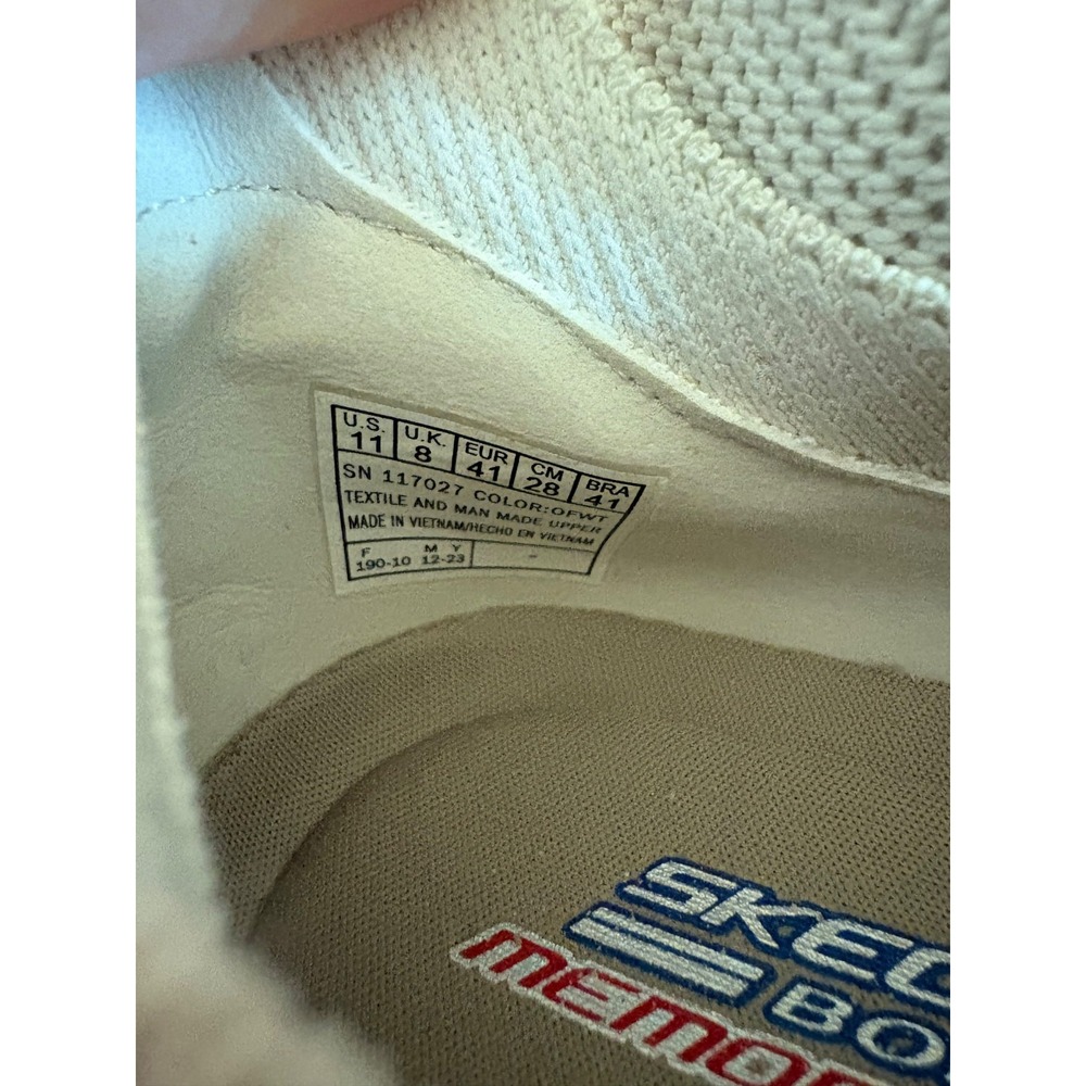 Skechers Bobs Sparrow 2.0 White Women's Size 11 Comfy Stretch Fit Sneakers - Picture 5 of 8